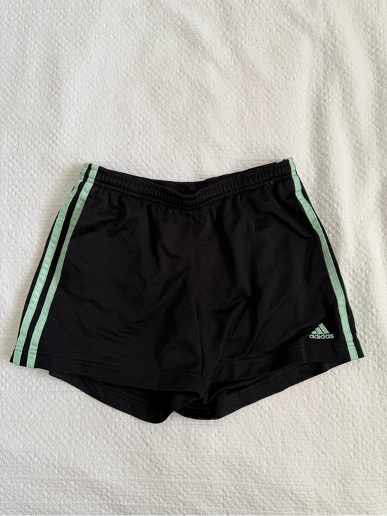 Pants - Adidas Shorts with Mint Green Stripes
